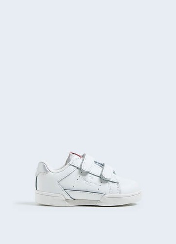 Buty Dziecięce Pepe Jeans Lambert Classic Girl White
