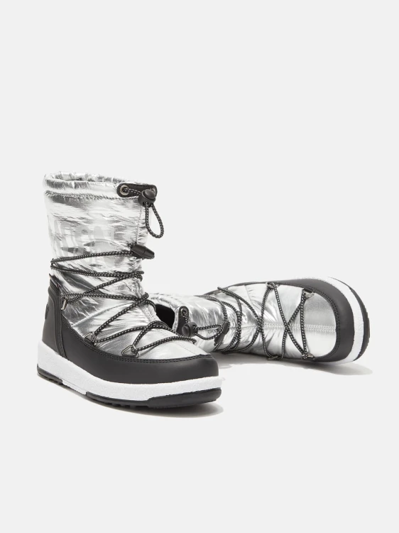 Śniegowce Dziecięce Moon Boot Jr Girl Boot Met Silver 71