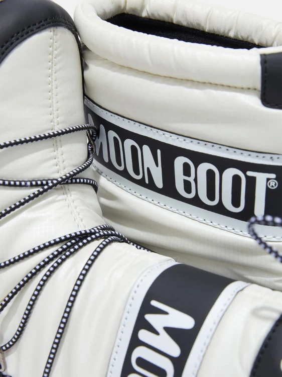 Śniegowce Dziecięce Moon Boot Jr Boy Sport Black White