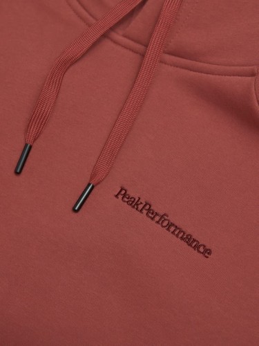 Peak Performance M Original Small Logo Hood Classic Clay