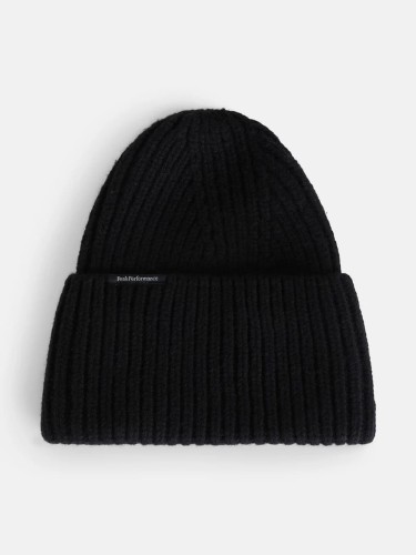 Czapka-peak-performance-mason-black-hat-zimowa-ciepla-welniana-o-prazowanym-splocie