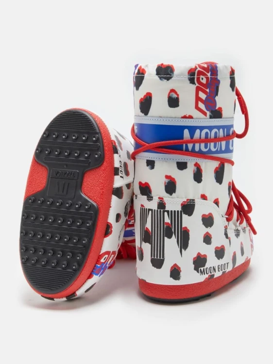moon-boot-kids-icon-junior-retrobiker-dalmatian-bardzo-cieple-modne-sniegowce-dzieciece-14028600- 001 DALMATIAN