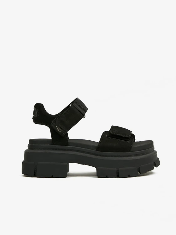 czarne-sandaly-damskie-ugg
