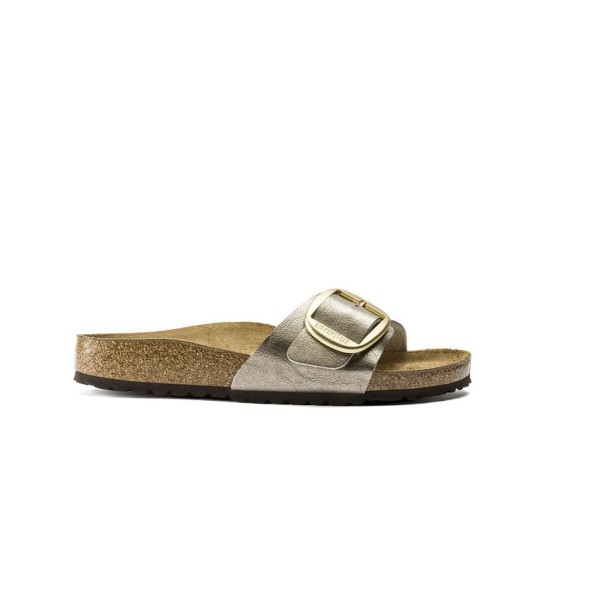 Klapki Damskie Birkenstock Madrid Big Buckle Graceful Taupe