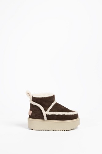 Buty Inuikii x Coccinelle Classic Low Shearling Brown