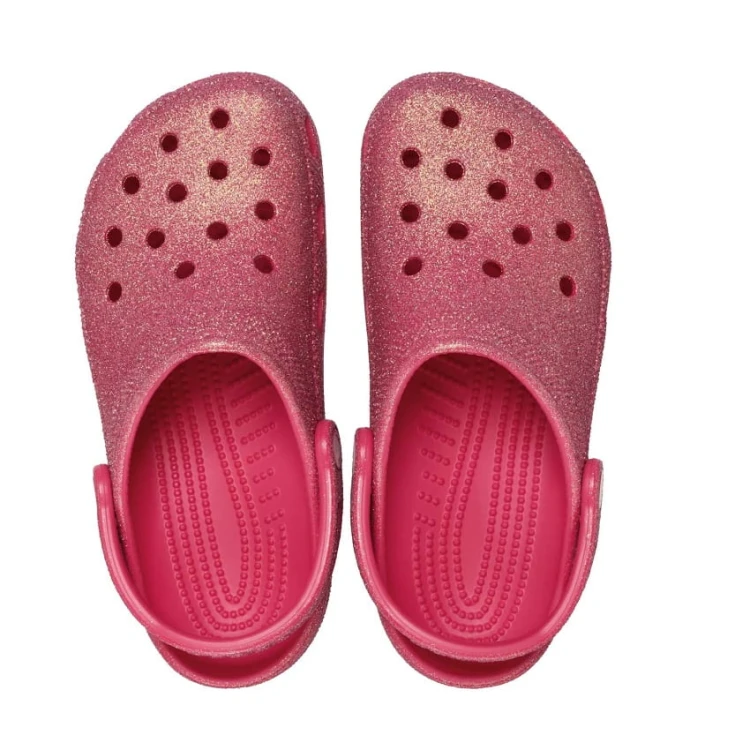 rozowe-brokatowe-klapki-damskie-crocs