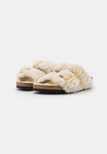Klapki Damskie Birkenstock Arizona Big Buckle Teddy Rivel