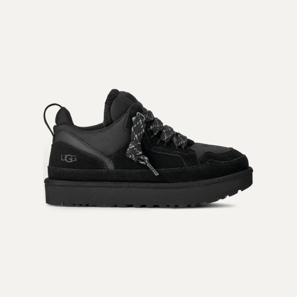 Buty Męskie UGG Lowmel Black – zamszowe sneakersy miejskie