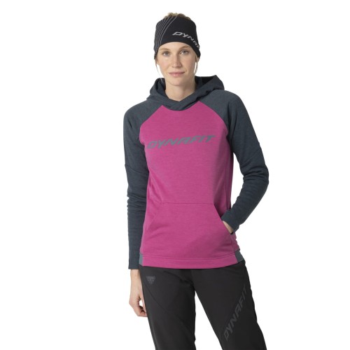 rozowa-damska-bluza-dynafit-24/7-polartec-hoody-magenta-przod