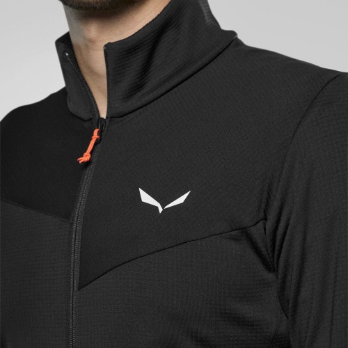 bluza-meska-salewa-puez-cammino-polarlite-black-out-detal-stojka