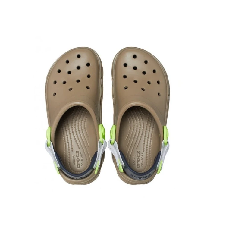 klapki-dzieciece-crocs-all-terrain-clog-khaki-multi-para-widok-z-gory