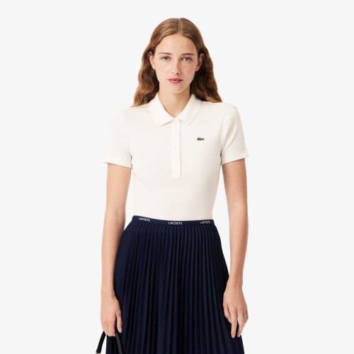 damska-koszulka-polo-lacoste-l.12.d-ribbed-blanc-przod