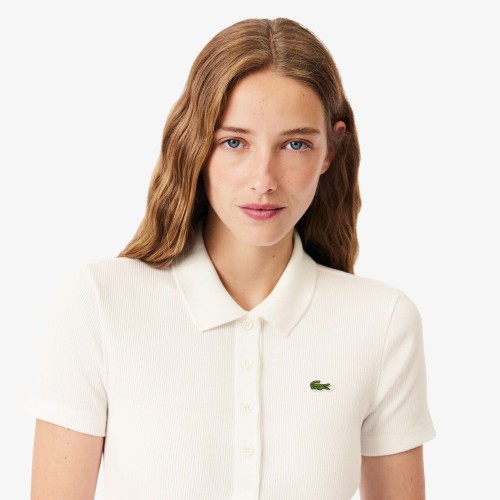 damska-koszulka-polo-lacoste-l.12.d-ribbed-blanc-kolnierzyk