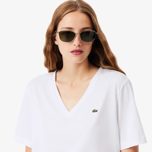 koszulka-damska-lacoste-v-neck-white-dekolt