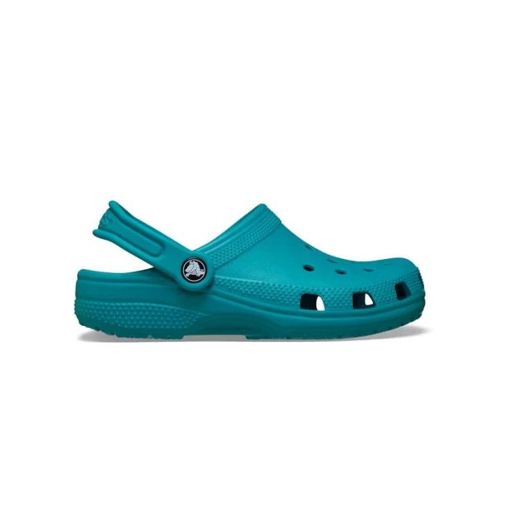 klapki-dzieciece-crocs-classic-clog-turbo-teal-bok-profil