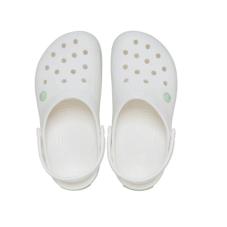 biale-klapki-crocs-crocband-white-serene-green-para-widok-z-gory