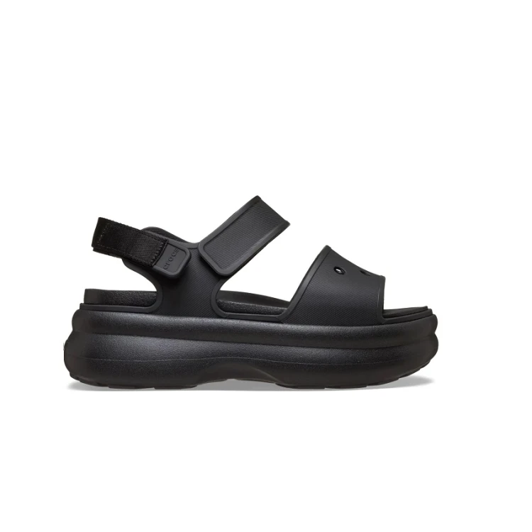czarne-sandaly-damskie-na-platformie-crocs-soho-y-strap-black-bok-profil