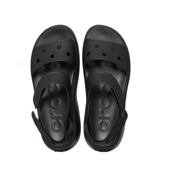 czarne-sandaly-damskie-na-platformie-crocs-soho-y-strap-black-para-widok-z-gory