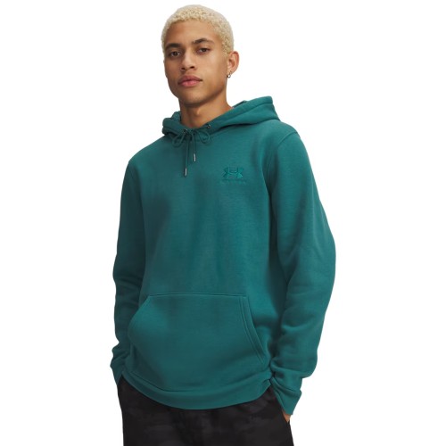 meska-bluza-z-kapturem-under-armour-icon-fleece-rack-green-przod