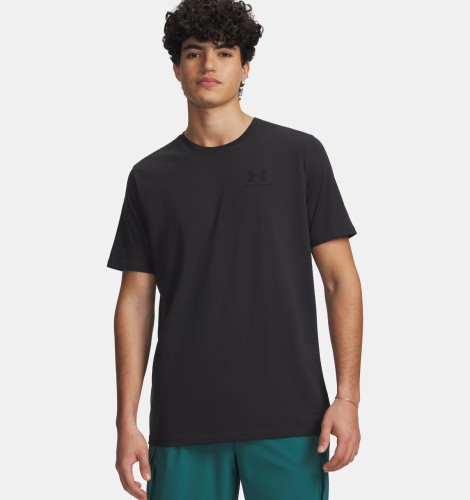 koszulka-meska-under-armour-sportstyle-left-chest-black-przod