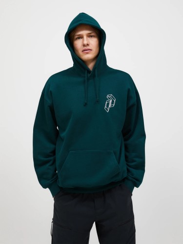 bluza-meska-peak-performance-terry-graphic-hood-ponderosa-pine-przod