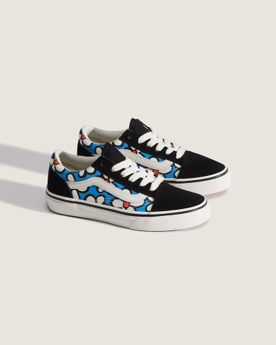 buty-dzieciece-vans-old-skool-painted-floral-bright-azure-para