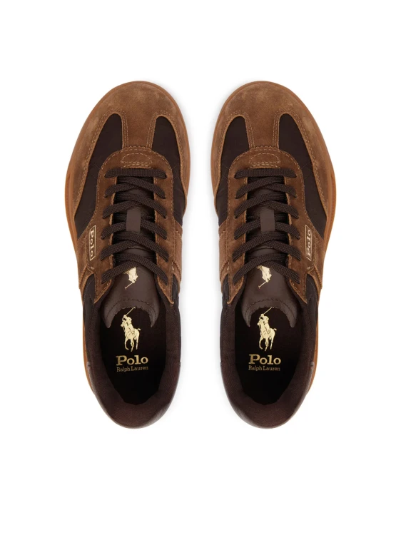 buty-damskie-polo-ralph-lauren-heritage-aera-suede-trim-dark-brown-para-widok-z-gory