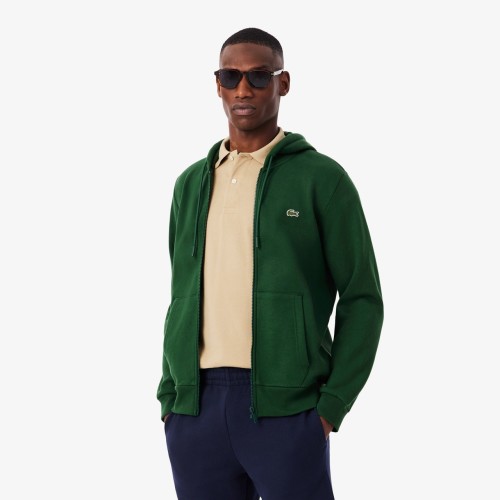 rozpinana-bluza-meska-lacoste-kangaroo-pocket-green-przod