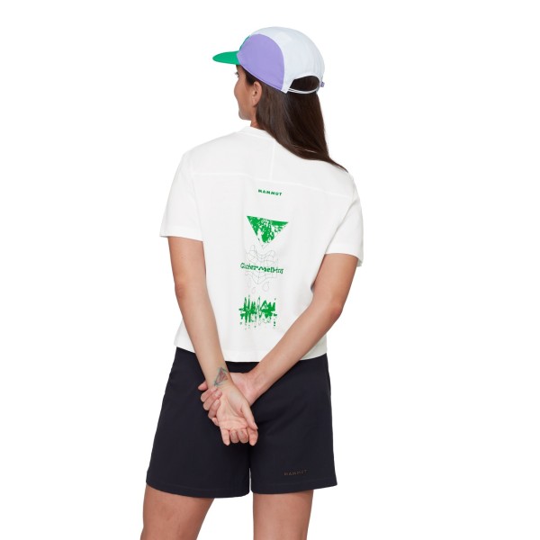 Koszulka Damska Mammut Base Cropped Glacier White