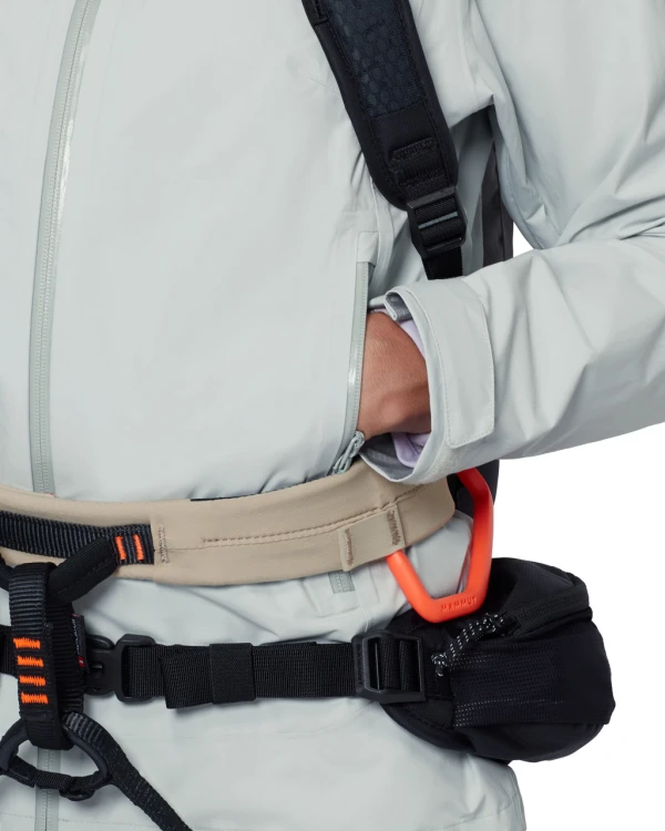kurtka-hardshell-damska-mammut-crag-silver-sage-kieszenie-boczne