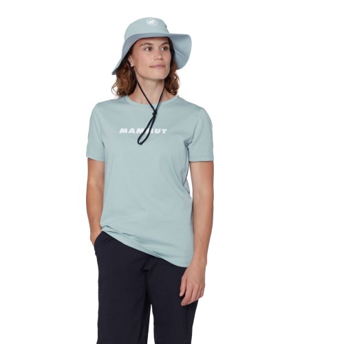 koszulka-damska-mammut-core-logo-nebla-na-modelce-przod