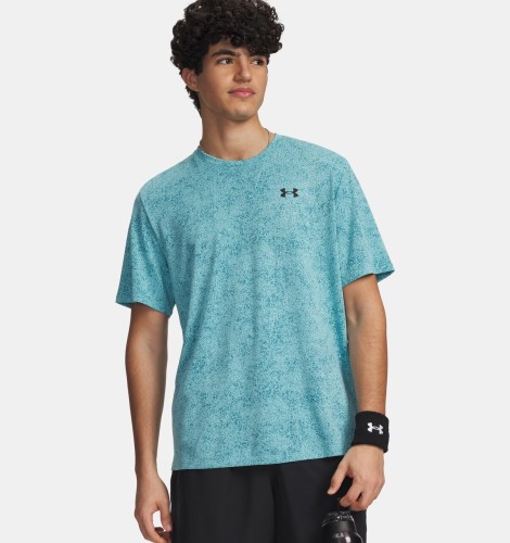 koszulka-meska-under-armour-tech-pixelate-blue-haze-przod