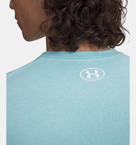 niebieska-koszulka-meska-under-armour-sporstyle-left-chest-detal-logo