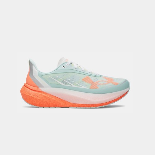 buty-damskie-do-biegania-under-armour-velocity-distance-green-orange-bok-profil