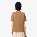 koszulka-damska-lacoste-soft-cotton-brown-tyl