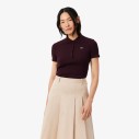 damska-koszulka-polo-lacoste-l.12.d-ribbed-marron-brazowa-przod