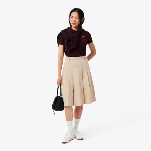 damska-koszulka-polo-lacoste-l.12.d-ribbed-marron-brazowa-stylizacja