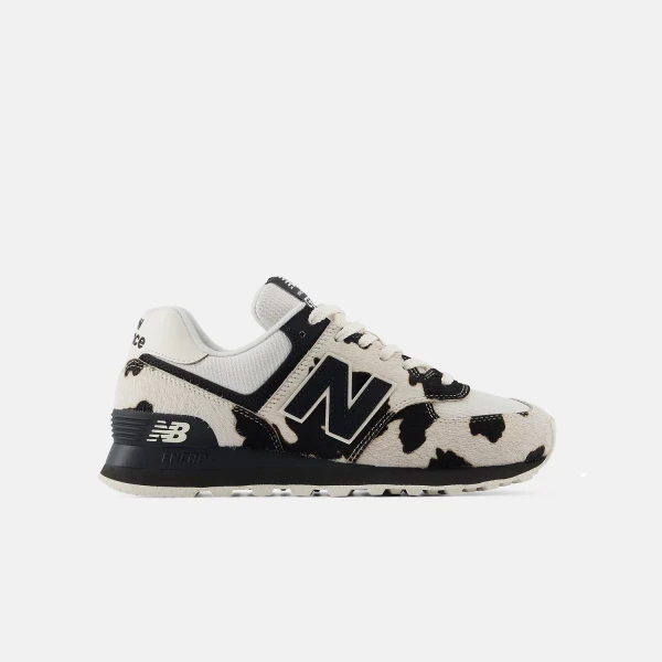 Buty New Balance 574 W574PH Black Linen Cow Print