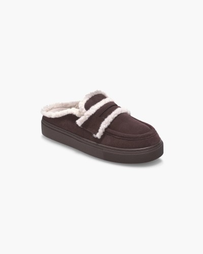 klapki-damskie-inuikii-mule-wool-bordeaux-widok-z-przodu
