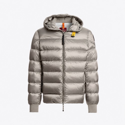 kurtka-meska-zimowa-puchowa- parajumpers-pharrell-mid-grey-przod