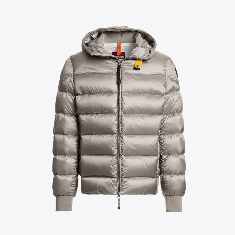 kurtka-meska-zimowa-puchowa- parajumpers-pharrell-mid-grey-przod