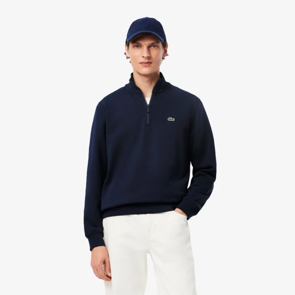 Bluza Męska Lacoste Classic Fit Half-Zip Navy
