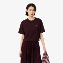 TF7215_3KE-koszulka-damska-lacoste-soft-cotton-marron-przod