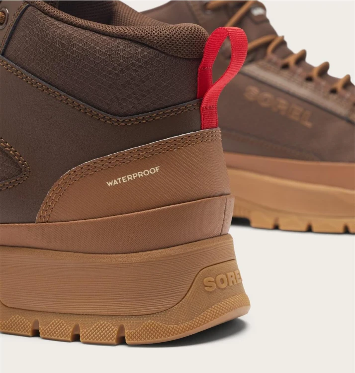 buty-meskie-zimowe-sorel-outing-nw-mid-waterproof-brazowe-zblizenie-detal-pieta