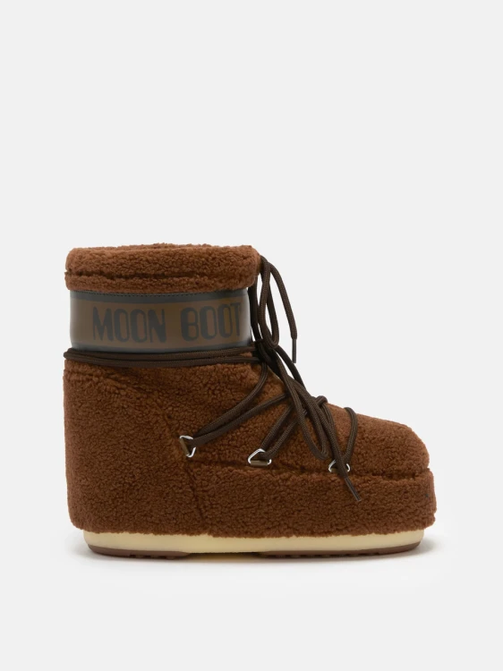 niskie-sniegowce-damskie-moon-boot-icon-low-fleece-brazowe-profil-boczny-buty-zimowe