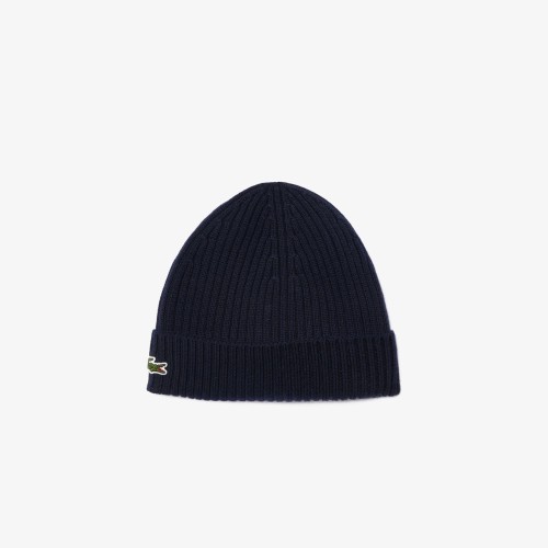 granatowa-czapka-welniana-beanie-lacoste-rb0001-166-przod