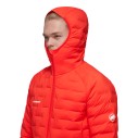 czerwona-meska-kurtka-puchowa-mammut-sender-in-hooded-dopasowany-kaptur