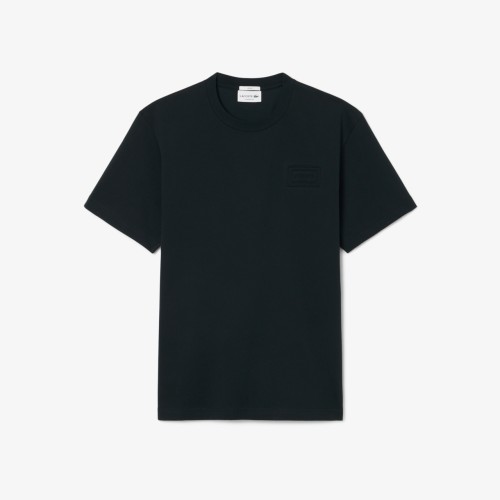 t-shirt-meski-lacoste-th0753-gjp-embossed-branding-ciemnozielony-przod