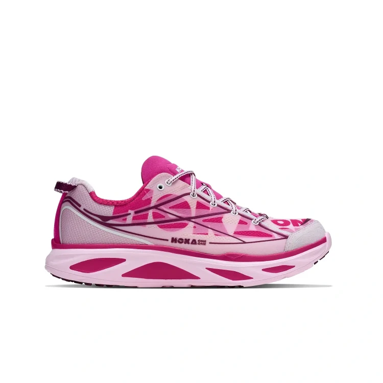 damskie-sneakersy-retro-hoka-huaka-pro-rose-latte-pink-widok-z-boku