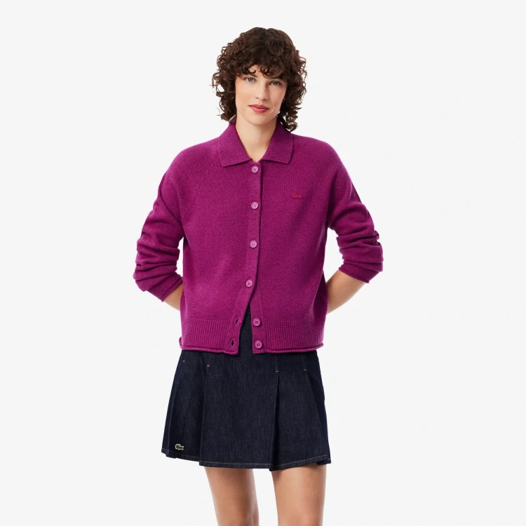 kardigan-damski-lacoste-af8274-zk2-fioletowy-polo-przod